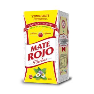 Yerba Mate Mate Rojo Hierbas X 500 Grs (intensidad Suave)